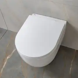 Унитаз подвесной AVS Спутник 801-0038-P-T2-GW безободковый, со смывом Торнадо, белый