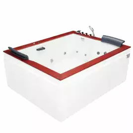 Акриловая ванна Gemy G9052 II B R 186х151 с гидромассажем, правая