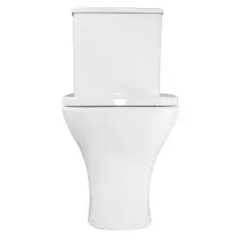 Унитаз-компакт Azario Nigel AZ-55  напольный, безободковый, с бачком и сидением микролифт, цвет белый