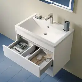 Тумба с раковиной IDDIS Zodiac X 70, подвесная, Белая, ZDX70W0i95K