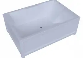 Акриловая ванна Aquatek Дорадо DOR190-0000002 без гидромассажа, с фронтальным экраном (вклеенный каркас)