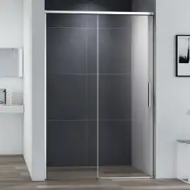 Душевая дверь с доводчиками CEZARES DUET SOFT-BF-1-120-C-Cr стекло Прозрачное, профиль Хром