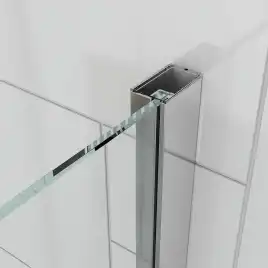 Душевой угол Veconi Ottimo P20SP CH, 1100х800х1900 хром, стекло матовое