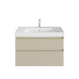 Тумба под раковину Kerama Marazzi CUBO 80 см, CUB.80.2\LIM подвесная, Лимо