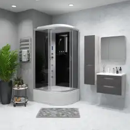 Душевая кабина Niagara Classic 120х80х215 NG-2510-14LF
(NG-3520-14L) высокий поддон, с гидромассажем, 25101434LF