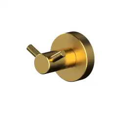 Крючок двойной Whitecross ERGO gold brushed, ER2212GLB, Золото брашированное