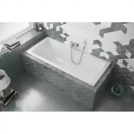 Акриловая ванна Excellent  Aquaria Slim 160x70 с тонким бортом, встраиваемая, Белая