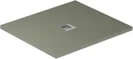 Душевой поддон Allen Brau Priority 90x90 8.31002-CGM из искусственного камня олива