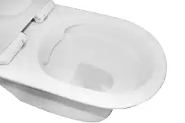 Унитаз напольный Azario FRENTO AZ-2311 безободковый, с бачком и сидением микролифт, Белый глянцевый