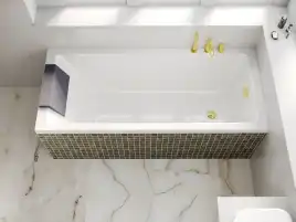 Акриловая ванна WHITECROSS Wave 160x70 белая, 0101.160070.100