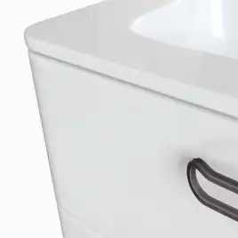 Тумба с раковиной IDDIS Brick 60, подвесная, Белая, BRI60W0i95K