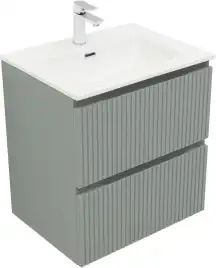 Тумба под раковину Aquanet Джейн (Flat) 60 мисти грин 335432