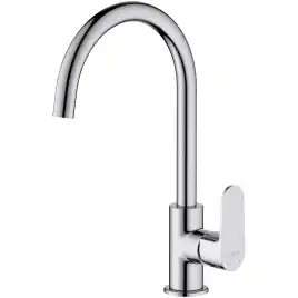 Смеситель для кухни Aquatek Оберон AQ1282CR поворотный излив, Хром