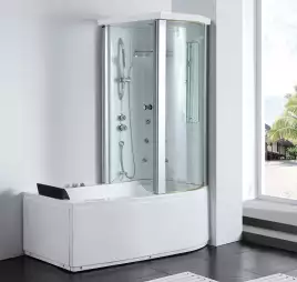 Акриловая ванна Gemy G8040 B R 170х85 с гидромассажем, правая