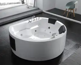 Акриловая ванна Gemy G9063 K 183х162 с гидромассажем