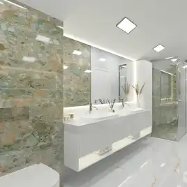 Керамогранит AVS Lilas 60x120 полированный, зеленый