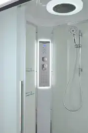 Душевая кабина AvaCan EM2811LLED 110x80 см, низкий поддон, с крышей, левая