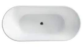 Акриловая ванна BelBagno 170х79 BB402-1700-790, отдельностоящая, Белая глянцевая