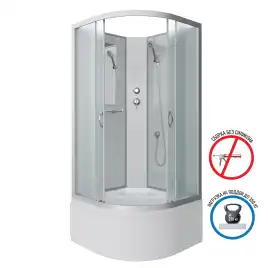 Душевая кабина Niagara Classic 90х90х200 NG-2308-14BK высокий поддон, без гидромассажа, 23081424BK