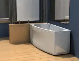 Акриловая ванна Aquatek Пандора 160х75 левая,с фронтальным экраном PAN160-0000038