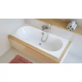 Акриловая ванна Excellent Oceana Slim 180х80 WAEX.OCE18WHS с тонким бортом, встраиваемая, Белая