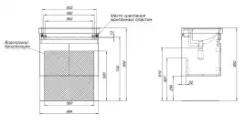 Тумба под раковину Aquanet Оптима 70 дуб светлый, 344804