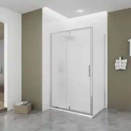 Душевой угол Veconi Ottimo P20SP CH, 1200х1000х1900 хром, стекло матовое