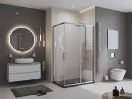 Душевой поддон BelBagno UNO 120х90 из искусственного камня, TRAY-MR-UNO-AH-120/90-35-NERO-CR, Чёрный матовый