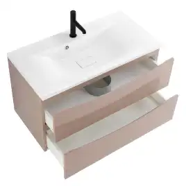 Тумба под раковину BelBagno MARINO-800-2C-SO-CL-P подвесная Capucino Lucido