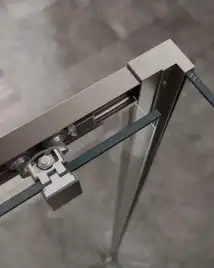 Душевой уголок CEZARES MOLVENO-AH-11-140/90-C-GM-IV стекло Прозрачное, профиль Оружейная сталь