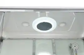 Душевая кабина AvaCan V5016LED 160x85 см, высокий поддон, с крышей