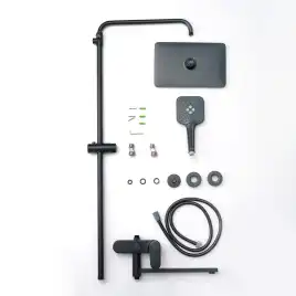 Душевая система Aquatek НИКА AQ2840MB, черный матовый