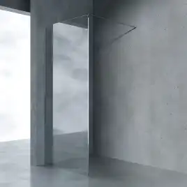 Душевая перегородка AVS Walk In 100 профиль хром, стекло прозрачное, 803-0014-200-10-CR-T