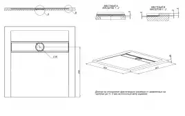 Душевой поддон Allen Brau Infinity 90x90 8.21001-PGM из искусственного камня платина