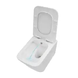 Подвесной унитаз Azario Dezi White BD AZ-W05-SWBD безободковый, с функцией биде, с сиденьем микролифт