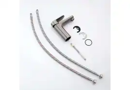 Смеситель для раковины Aquatek Ника AQ1810BGM, Оружейная сталь