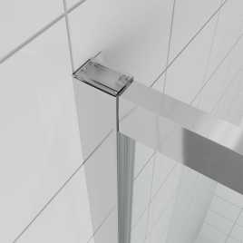 Душевой угол Veconi Ottimo P20SP CH, 1000х900х1900 хром, стекло прозрачное