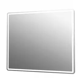 Зеркало Dreja Tiny 70х80 99.9025 с подстветкой, сенсорный выключатель, Белый