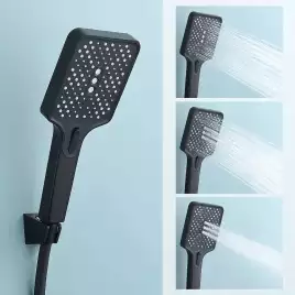 Смеситель для ванны и душа Splenka S224.30.06, Черный матовый