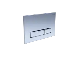 Панель смыва Aquatek Slim Хром матовая (клавиши прямоугольные) KDI-0000024