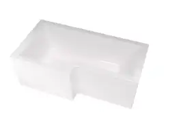 Акриловая ванна Marka One Linea 165х85 01лин16585л левая, Белая