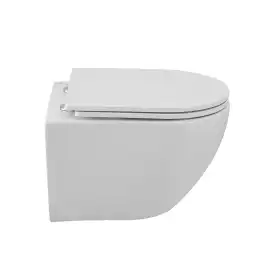 Подвесной унитаз CEZARES RELAX CZR-38088-49-TH-TOR/SC, со смывом TORNADO, с сиденьем микролифт