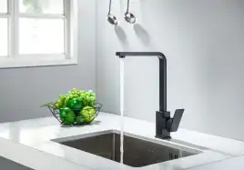 Смеситель для кухни Aquatek Либра AQ1680MB, Черный матовый