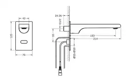 Смеситель для раковины Aquatek Лира AQ5413CR, Хром