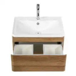 Тумба под раковину BelBagno ALBANO-600-2C-SO-RR подвесная Rovere Rustico