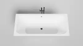 Ванна Salini ORLANDA 170х75 103223M из материала S-Stone, Белая матовая