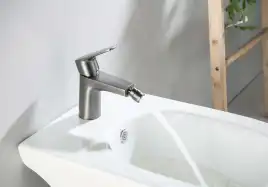 Смеситель для биде Aquatek Бетта AQ1118BGM, Оружейная сталь