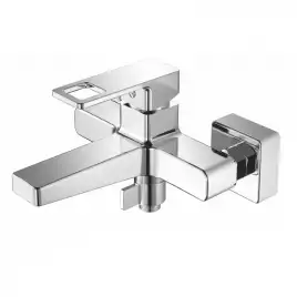 Смеситель для ванны Haiba HB60615 с коротким изливом, хром