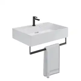 Раковина KERAMA MARAZZI LOGICA мебельная\подвесная, с одним отверстием, 70 см, белая глянцевая, LO.wb.70.1