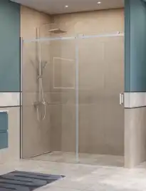 Душевая дверь BelBagno SOFT_CLOSE-2-BF-1-180-C-Cr стекло прозрачное, профиль Хром